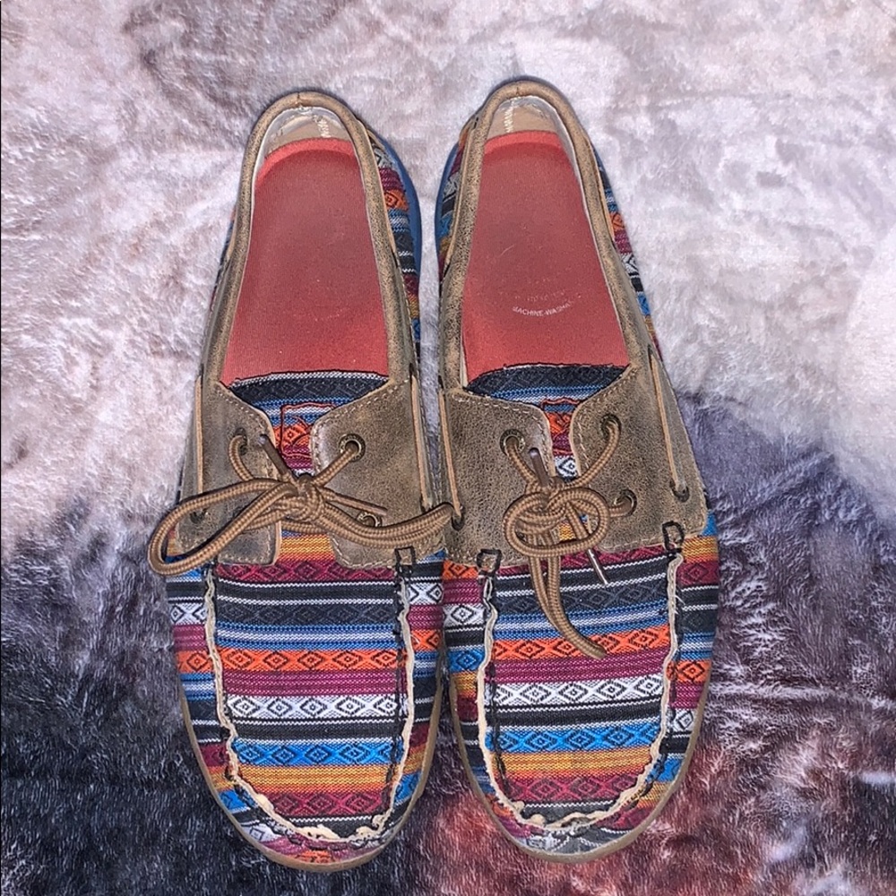 Twisted X Print Moccasins